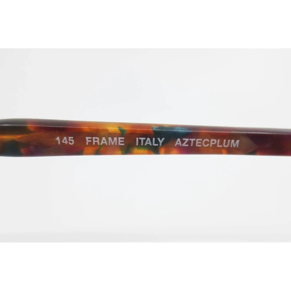 BerDel Sferoflex PAT TREND Aztecplum Tortoise Shell Clubmaster Frames Italy